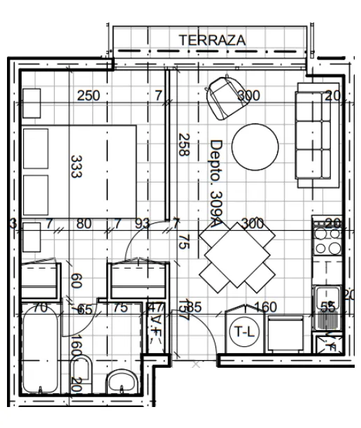 Planta Modelo Constanza A L9 (1D - 1B) — Constanza